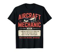 Aircraft Mechanic Aviation Problem Solver Hero Flight Crew Camiseta
