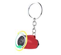 Aircraft Turbofan Engine Keychain - 4,5 × 2,2 × 8 cm Zinc Alloy, Manual Rotating Miniature Model | Aviación Themed Gift, Novelty Key Holder For Pilots Plane Enthusiasts Collectors Travel Accessories