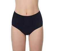 AIRCUTE Ropa interior absorbente para incontinencia urinaria para mujer, sin costuras, de cintura alta, protección contra fugas de vejiga, 60 ml, negro, talla 3XL