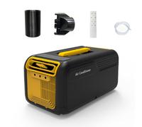 Aire 490W 5000BTU para camión estacionado, timer24H, portátil para autocaravana con asa ergonómica, sin instalación mini AC para cabina furgoneta viaje