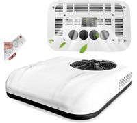 Aire Acondicionado 12V/24V DC para Autocaravana, Camper, Furgoneta, Camión con Refrigerante Añadido, Enfriamiento Eficiente
