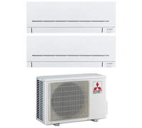 Mitsubishi Climatizador 9000 + 12000 BTU, clase A+++/A++, R32 Serie MSZ-AP Plus con inversor y mando a distancia, incluye accesorios de montaje