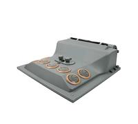 Aire acondicionado, Aire acondicionado de CA montado en la pared Universal, conjunto evaporador unidad 12V 24V for autobús, camión servicio pesado, furgoneta, excavadora, Tractor(24 Volt)