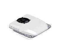 Aire acondicionado, Aire acondicionado eléctrico automotriz RV, aire de techo ultrafino 24V 12V for camping, coche, caravana, autocaravana(White 12V)