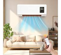 Aire Acondicionado,Aire Acondicionado Portátil Climafy con Control Remoto,Aire Acondicionado De Pared Reversible Split,Sin Unidad Exterior,Ventilador de Refrigeración para Cocina,Dormitorio (B)