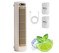 Aire Acondicionado Brizac, Aire Acondicionado PortáTil Sherum Cooling Ace, Brizaac, Ventiladores de Aire Acondicionado Que Soplan Aire FríO Para El Dormitorio con 3 Velocidades(Apricot white)