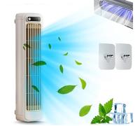 Aire acondicionado Brizac, Brizac Cooling Ace, Enfriador de aire Brizac. Disfruta de un enfriamiento rápido, natural y saludable. Aire acondicionado portátil silencioso con 3 velocidades. (Blanco)