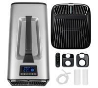 Aire Acondicionado Camping 4 En 1, Climatizador Portatil, Tres Velocidades Ajustables, Enfriamiento Rápido De 5200/6000 Btu, 4 Modos De Funcionamiento, Deshumidificación Sin Drenaje,IOG-1+-Silver