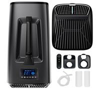 Aire Acondicionado Camping 4 En 1, Climatizador Portatil, Tres Velocidades Ajustables, Enfriamiento Rápido De 5200/6000 Btu, 4 Modos De Funcionamiento, Deshumidificación Sin Drenaje,IOG-1+-Grey