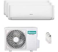 Climatizador Hisense Trial Split 3AMW62U4RJC 9000 BTU + 9000 BTU - WiFi incluido - Novedad 2022