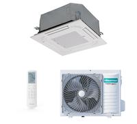 Aire Acondicionado Cassettes Hisense Super Inverter - 5.00 kW [ACT52UR4RCC8/ AUW52U4RS7] - Hisense