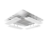 Aire Acondicionado Central, Parabrisas, Guía De Aire, Suspendido del Techo, Salida De CA, Deflector, Casete Anti-Soplo Directo, Universal(4 pcs)