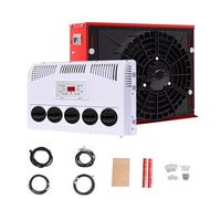 Aire Acondicionado De 12 V Para Caravanas, 8000 Btu, Aire Acondicionado Split De Techo Para Cabina De CamióN Con Control Remoto, Apto Para Caravanas(Red)