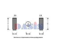 Aire Acondicionado De Aluminio Para Chrysler Voyager IV Dodge Caravan