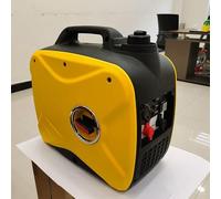 Aire acondicionado de estacionamiento de 24V, generador automático de gasolina, arranque remoto, vehículo de carga CC, silencioso, pequeño diésel(Yellow)