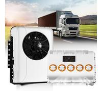 Aire acondicionado de estacionamiento eléctrico universal dividido de 24 V para camiones, unidad de CA automática de 12 V/24 V para semircamiones, caravanas, furgonetas y campistas