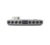 Aire acondicionado de estacionamiento universal, 12 V, 24, refrigeración, 8 rejillas ventilación, evaporador aire for coche, compatible con camión, autobús, tractor, furgoneta RV(Grey 12V)