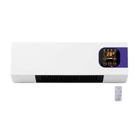 Aire Acondicionado De Pared, 1500W Aire Acondicionado De Aire Frío Y Calor Multifuncional, Ai-re Acondicion-ado Portatil Con Mando A Distancia (Sin aire frío, solo aire normal y aire caliente)