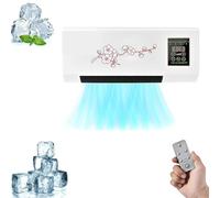 Aire acondicionado de pared Climafy de 12000 BTU, mini aire acondicionado con calefacción, refrigeración silenciosa sin conductos para dormitorio y oficina, unidad portátil autoevaporadora con nivel
