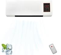 Aire acondicionado de pared Climafy Pro, unidad portátil de refrigeración y calefacción de 12000 BTU, funcionamiento ultrasilencioso de 25 dB, tecnología inverter ecológica, no requiere instalación