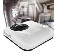 Aire Acondicionado de Techo 12V/24V para Autocaravanas, Caravanas, Excavadoras, Vehículos Agrícolas, Refrigeración Potente y Silenciosa