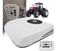 Aire acondicionado de techo con función fría, 12 V/24 V, ideal para tractores, camiones, campistas, autobuses, excavadoras y vehículos agrícolas