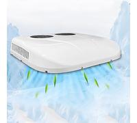 Aire acondicionado de techo de 12 V CC con tecnología de inversor dual para campistas, autocaravanas, camiones y furgonetas, solo refrigeración