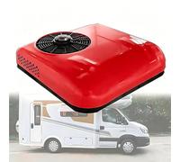 Aire Acondicionado de Techo de 12V/24V CC, Aire Acondicionado de Techo para Coche de bajo Ruido, Aire Acondicionado para estacionamiento, Ajuste Universal para RV, Caravana, camión Red-24V