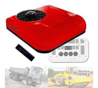 Aire acondicionado de techo de 24 V, sistema de estacionamiento y refrigeración 2 en 1 para camiones, caravanas, vehículos de construcción, excavadoras, grúas, furgonetas