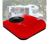 Aire acondicionado de techo eléctrico para coche o caravana, 12 V/24 V, para aparcamiento, SUV, autocaravana, camión, caravana,Red-12V