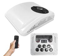 Aire acondicionado de techo para caravana, 12 V/24 V/48 V, potencia de refrigeración de 2300 W/calefacción de 1000 W, control inteligente de temperatura, funcionamiento silencioso, amplio suministro