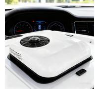 Aire Acondicionado de Techo para RV 12V/24V, Aire Acondicionado para Caravana con Refrigerante, Modo Refrigeración/Calefacción para Monovolúmenes, Camionetas, Autocaravanas
