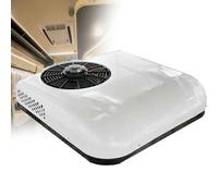 Aire acondicionado eléctrico de estacionamiento para vehículos recreativos, compresor de desplazamiento silencioso, sistema de refrigeración sin conductos, unidad de techo de 12 V/24 V