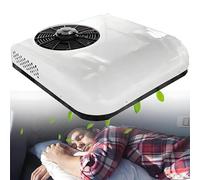 Aire acondicionado eléctrico para techo de camión/automóvil, aire acondicionado para techo de autocaravana, aire acondicionado eléctrico de 12V/24V para estacionamiento de autocaravanas White-24V