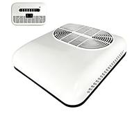 Aire Acondicionado Eléctrico Para Techo, Unidad de Aire Acondicionado Para Techo de 12 V/24 V con Funcionamiento de Baja Corriente, Sistema de Protección de Bajo Ruido y Voltaje y Ahorro de Energ 12V