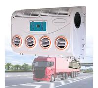 Aire acondicionado eléctrico universal de 12 V/24 V CC para camiones, vehículos de camping, excavadoras, furgonetas, caravanas, solución de refrigeración compacta y eficiente