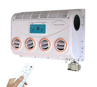 Aire acondicionado eléctrico universal para camión, unidad de refrigeración montada en la pared para autocaravana, autobús, tractor, 12 V/24 V CC