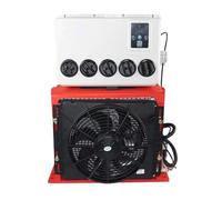 Aire acondicionado en la azotea Aire Acondicionado Eléctrico De 12V/24V For Automóvil, Aire Acondicionado Eléctrico De Consumo Cero De Aceite, Aire Acondicionado De Batería De Vehículo(RED 24V)