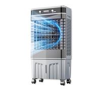 Aire Acondicionado Enfriador de pantano, Enfriador de Aire evaporativo con 4 Cajas de Hielo, oscilación de 120 °, Ventilador de refrigeración portátil con 3 velocidades para Dormitorio, Oficina en