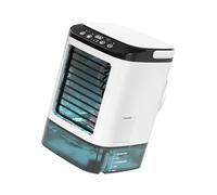 Aire acondicionado evaporativo portátil con función de humidificación, luz LED de 7 colores, ajustable, 3 velocidades, enfriadores de aire para habitación de bebé