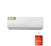 Aire acondicionado Split 4500 Frigorias, EVVO CLIMA refrigeración y calefacción, WIFI, Motor inverter, bomba de calor, clase A++/A+, deshumidificador, R32 (18.000 BTU)
