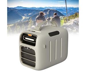 Aire acondicionado exterior de enfriamiento rápido de 5121 BTU, aire acondicionado portátil para tiendas de campaña, refrigeración, AC/DC 24V, 3 velocidades de viento, deshumidificación, temporizado