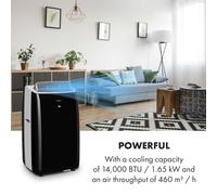 Aire acondicionado Grandbreeze Pro 14K 3 en 1 460 m³/h 14.000 BTU/4,1 kW Klarstein
