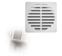 Aire acondicionado guía, Protector contra viento al aire libre de varios tamaños del deflector de rejilla de CA de acero inoxidable(L W 20 x 20 in)