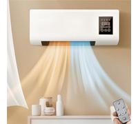 Aire acondicionado mural con control remoto, unidad de aire acondicionado portátil para hogar y oficina, silencioso (30 dB), mini split compacto para dormitorio y sala de estar, de bajo consumo ener