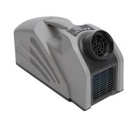 Aire Acondicionado para Acampar, Enfriamiento y Calefacción de 360 Grados a 360 Grados en Tienda de Campamento (Enchufe de la UE)