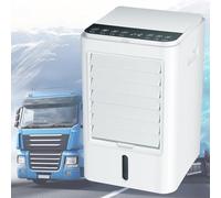 Aire Acondicionado Para Autocaravana, Enfriador De Aire Evaporativo, Ventilador PortáTil 4 En 1 Con Control Remoto, 4 Paquetes De Hielo, 3 Velocidades, Enfriador Para Camiones, Autos Y Autobuses,24V