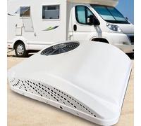 Aire Acondicionado para Autocaravanas, Ultra Silencioso, Fácil Instalación, Sin Conductos, con Bomba de Calor y Enfriamiento Rápido, Ideal para Autocaravanas, Caravanas y Remolques, 48V