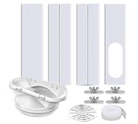 Aire acondicionado para sellado de ventanas, persianas, manguera de escape, adaptador de ventana, junta de ventana, juego de repuesto para manguera de aire de escape, adaptador de manguera de