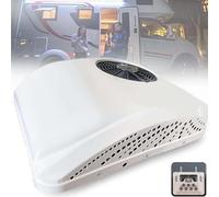 Aire Acondicionado para Techo de Caravana 2 en 1, Unidad de Refrigeración y Calefacción Eléctrica Universal, para Caravana Camión Autocaravanas, 48V